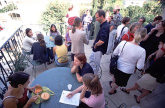 French school terrace in Aix