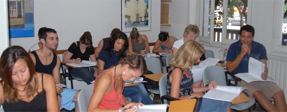 Viareggio: Students in class