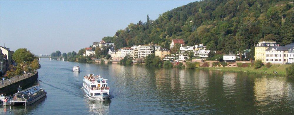 Heidelberg: Boat on the River Necker