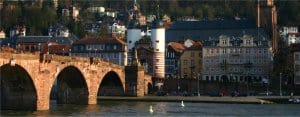 Heidelberg: View of city from river