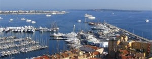 Cannes: View of the port