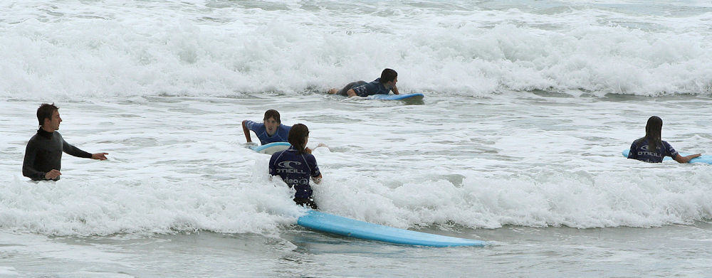 Biarritz Teens Surfing