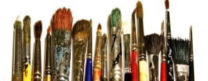 French and Painting Paint Brushes