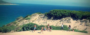 Tarifa: Students in Sand Dunes